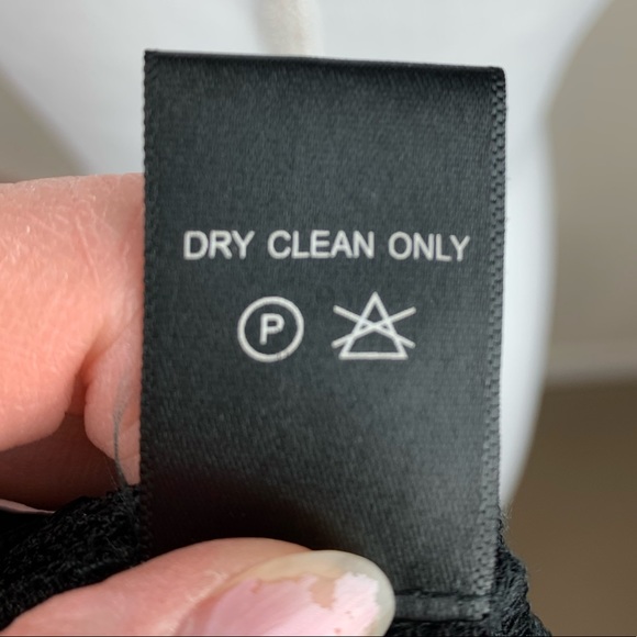 ASTR Black Sheer Leaf Print Fringe Top - Picture 12 of 12